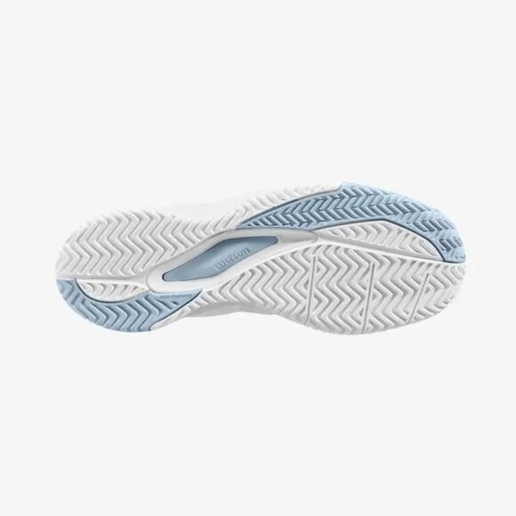 Wilson Rush Pro Ace Women’s Tennis Shoe in White & Baby Blue, Size 9 - Picture 6 of 8